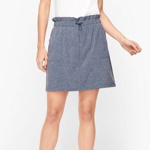 LIGHTWEIGHT STRETCH DRAWSTRING WAIST SKORT Talbots